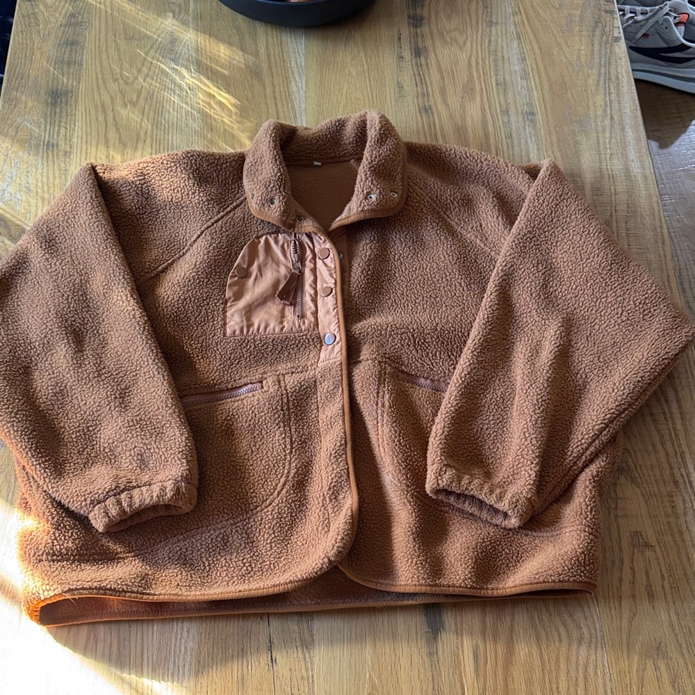 Cozy Women’s Orange Jacket